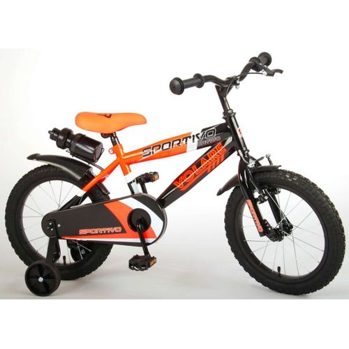 Dječji bicikl Volare Sportivo 16" narančasto/crni slika 3