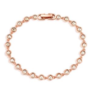 Crystal Vision narukvica Chaton Rose gold