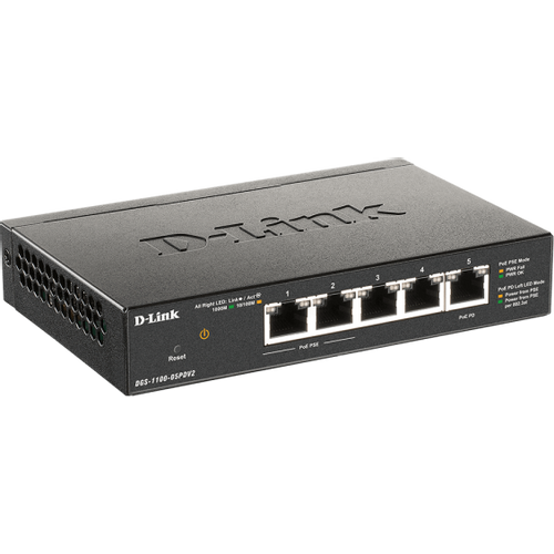 LAN Switch D-Link DGS-1100-05PDV2 10/100/1000 5port PoE Smart slika 2