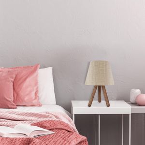 AYD-1260 Bež Lampa sa Stabljikom od Oraha