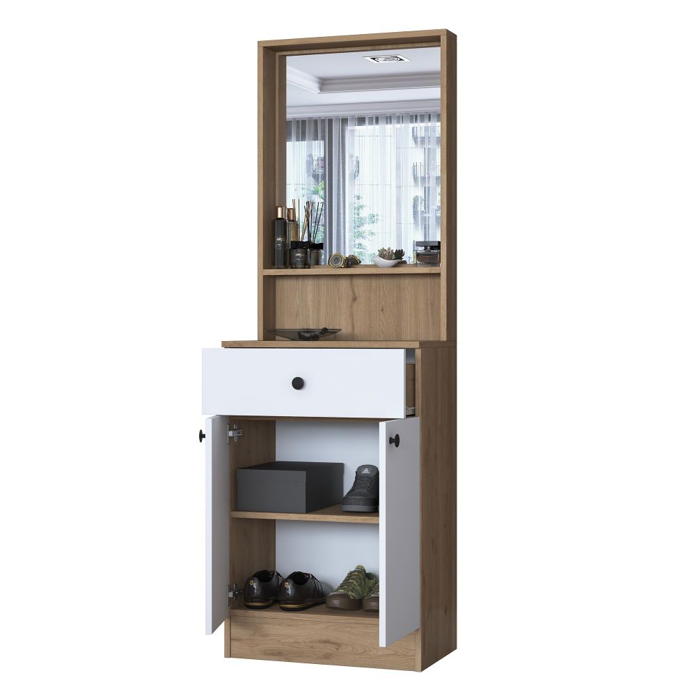 Bijeli Hodnik Ormar P6 - 3294 Walnut slika 9