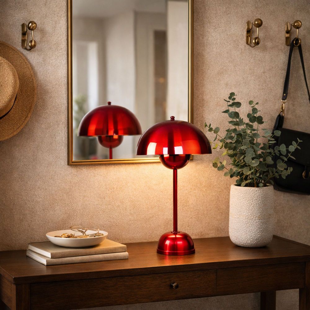 Stolna Lampa Eylul - 15681 - B - L, Crvena slika 1
