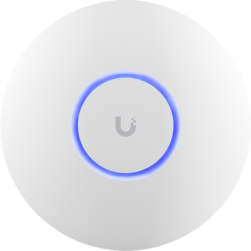 Ubiquiti U6+ access point. WiFi 6 model with throughput rate of 573.5 Mbps at 2.4 GHz and 2402 Mbps at 5 GHz. No POE injector included. UI recommends U-POE-AF or POE switch slika 1