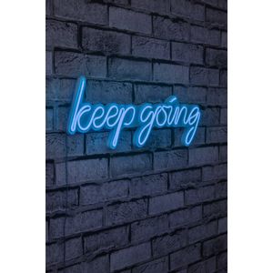 Wallity Ukrasna plastična LED rasvjeta, Keep Going - Blue