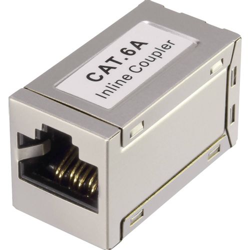 Renkforce RJ45 mreža adapter cat 6a [1x RJ45-utičnica - 1x RJ45-utičnica]  bijela slika 5