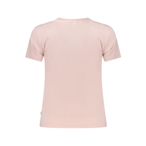 GUESS JEANS WOMEN'S SHORT SLEEVE T-SHIRT PINK slika 3