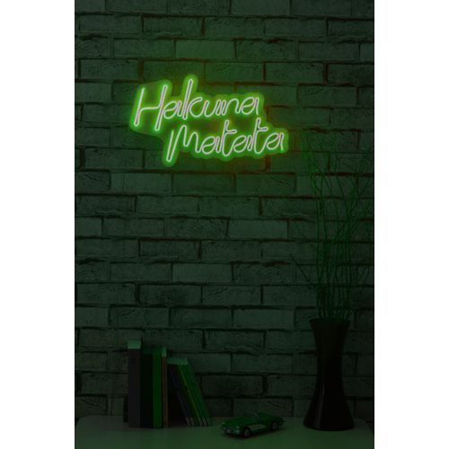 Wallity Ukrasna plastična LED rasvjeta, Hakuna Matata - Green slika 2