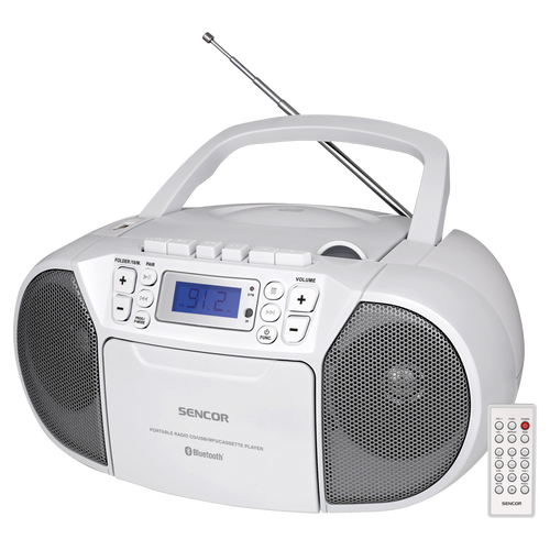 Sencor prijenosni radio SPT 3907 W s Bluetooth, CD, MP3, SD, USB i AUX podrškom slika 1