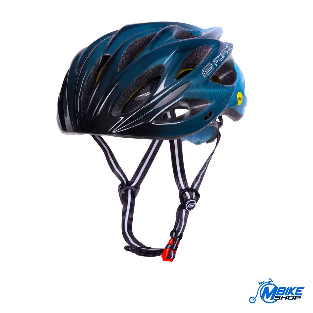 Force Kaciga Bull Hue MIPS Black/Blue slika 1