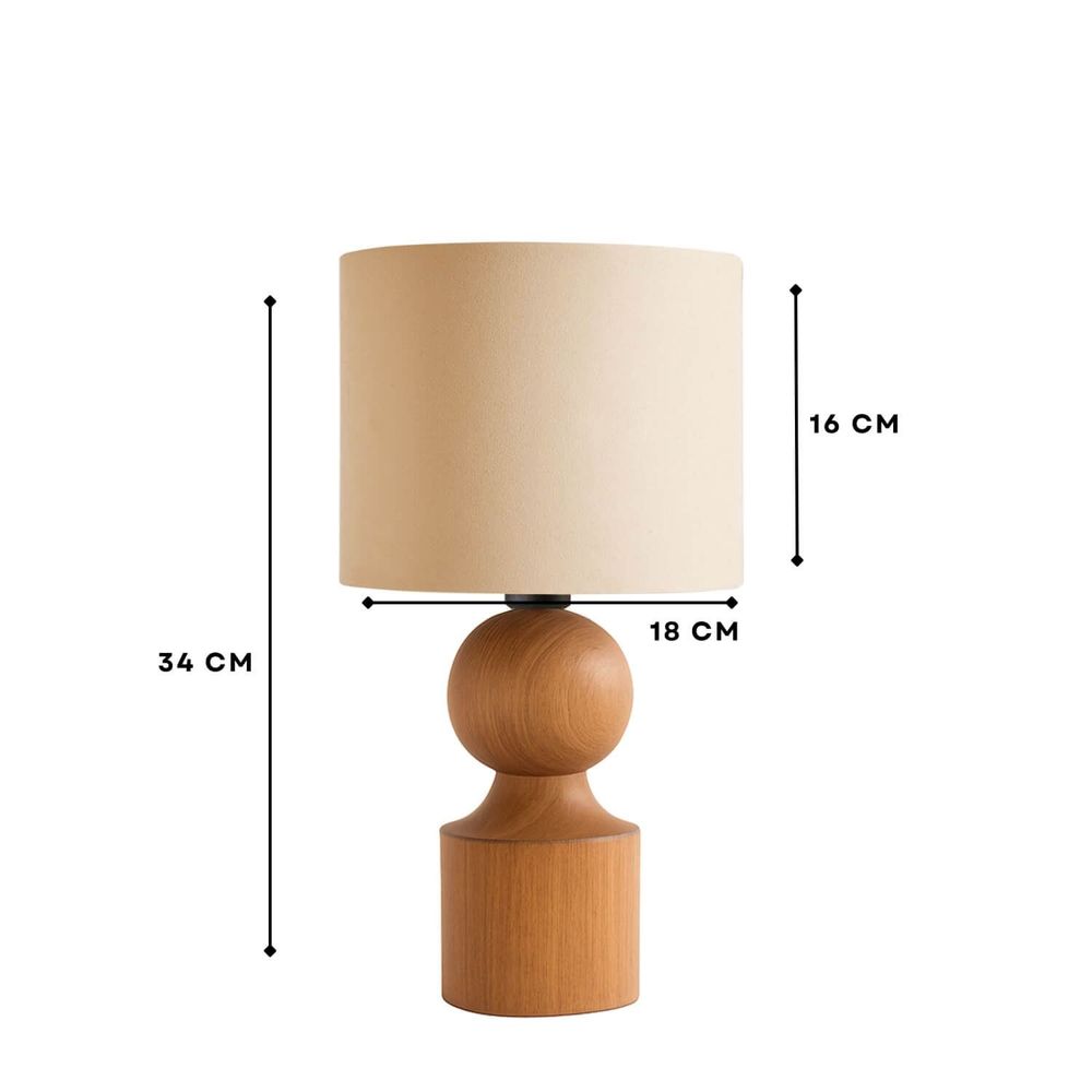 Stolna Lampa 242325 - smeđa boja slika 3
