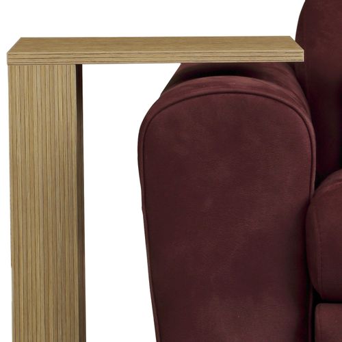 Single - Bamboo Walnut Side Table slika 3