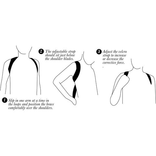 Swedish Posture, Flexi steznik za fleksibilno držanje, M-L veličina slika 2
