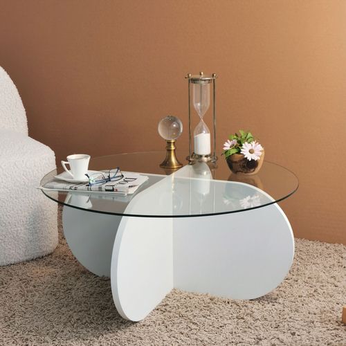Bubble - White White Coffee Table slika 1