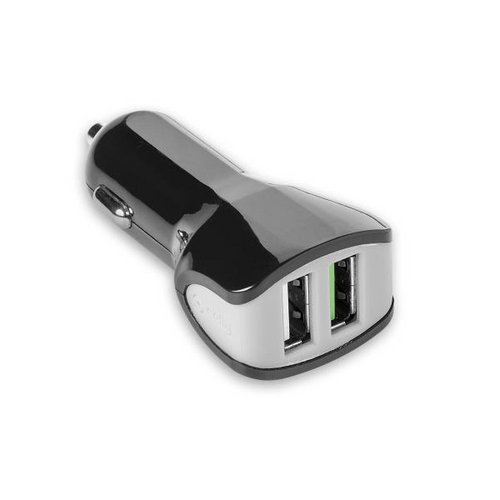 Celly turbo auto punjač 2 USB 3.4 A/17 W, crna slika 1