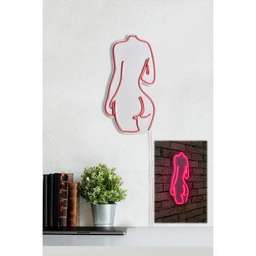 Wallity Ukrasna plastična LED rasvjeta, Sexy Woman - Pink slika 2