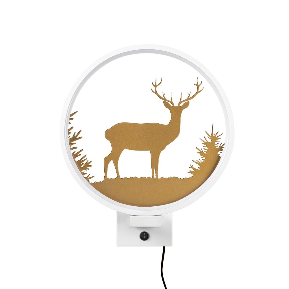 Zidna lampa XMAS31 u bijeloj boji od bijelog zlata slika 7