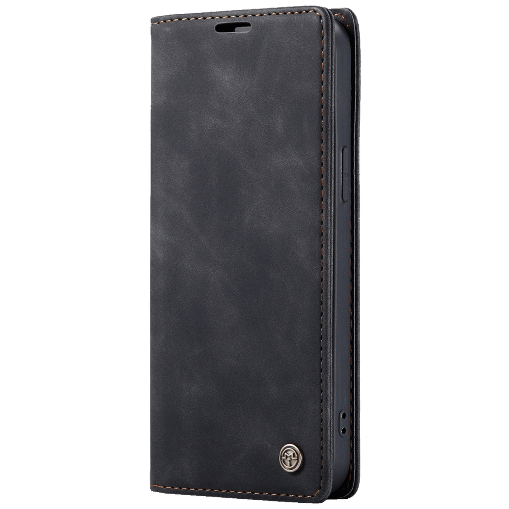 CaseMe Futrola preklopna za iPhone 12/12 Pro Max, koža, crna - Flip Lea. P. Case iPhone 12/12 Pro slika 2