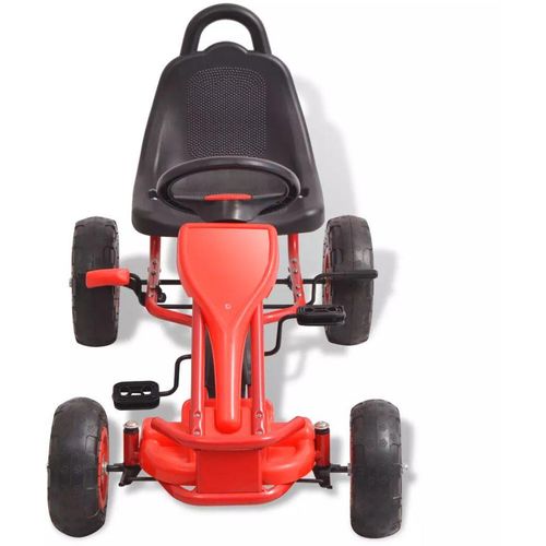 Go-Kart s Pedalama i Pneumatskim Gumama Crveni slika 6