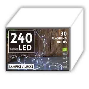 Mini LED lampice 240L, 30 flash