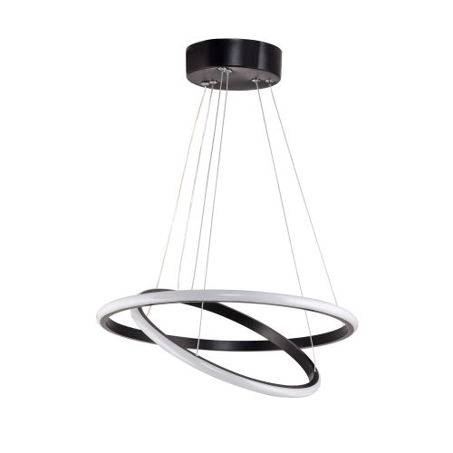 Leonis Black-White Light Black Chandelier slika 4