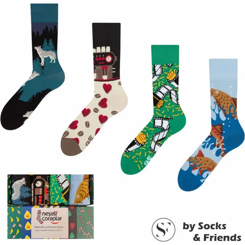 Socks & Friends Set Čarapa 4/1 Funny wild slika 2