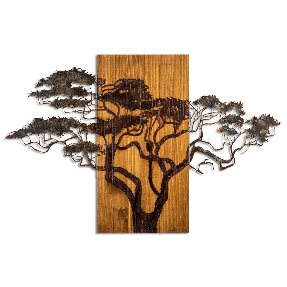 Decorative wooden wall accessory Acacia Tree - 387-A, colour: multicolor slika 8