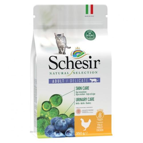 Schesir Dry Cat Natural Selection Piletina, hrana za mačke 1.4 kg slika 1