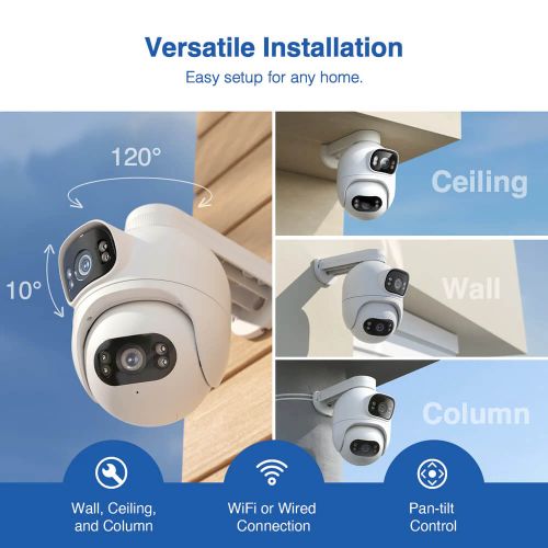 IMILAB EC6 DUAL 2K+2K Wi-Fi outdoor security camera slika 8