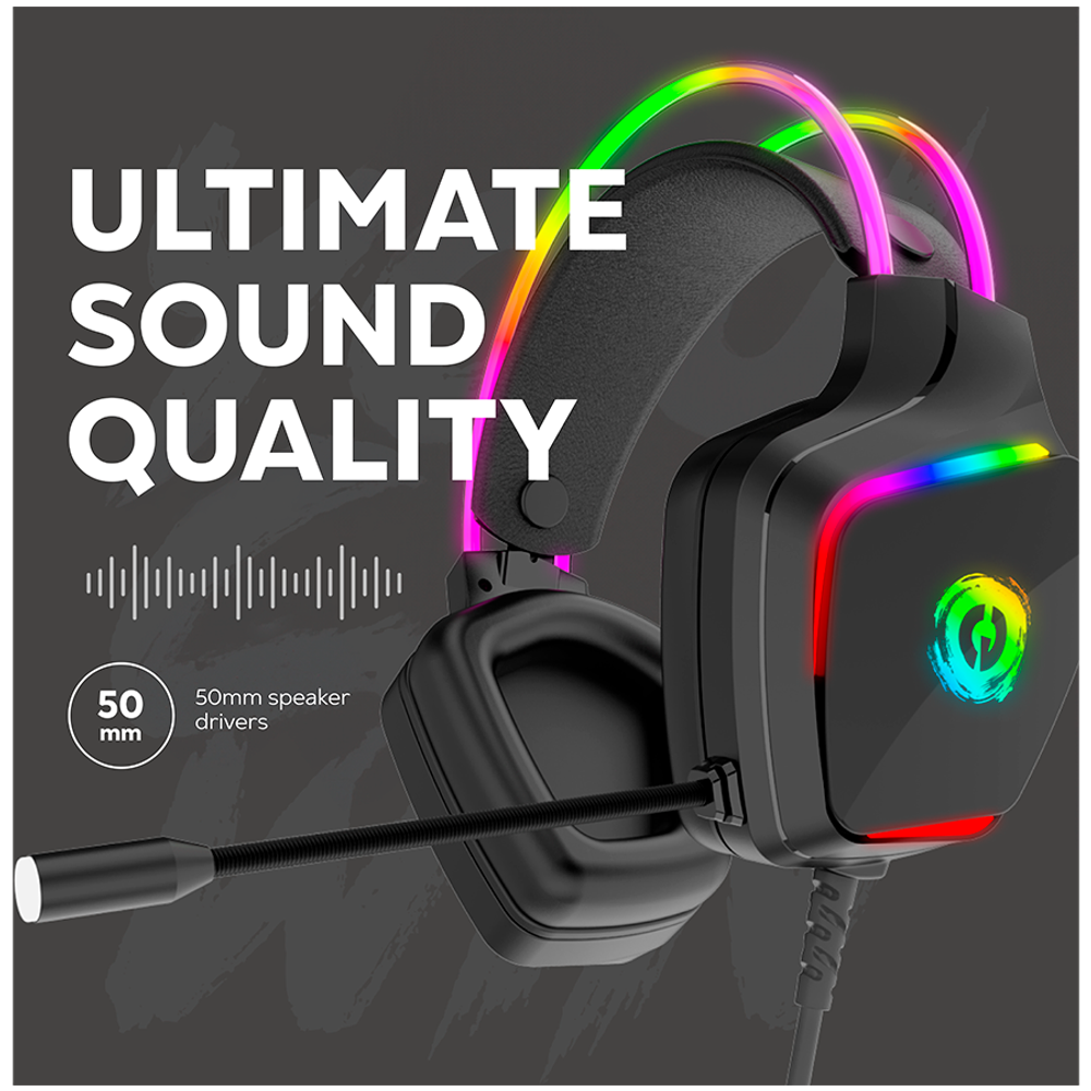 CANYON Darkless GH-9A RGB Gejmerske Slušalice slika 7