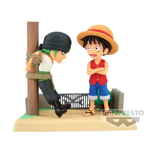 One Piece Log Stories Figura: Monkey D. Luffy i Roronoa Zoro 7cm slika 1