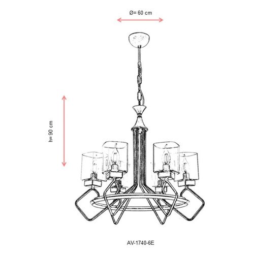 Luster Antiquation AV-1740-6E slika 6