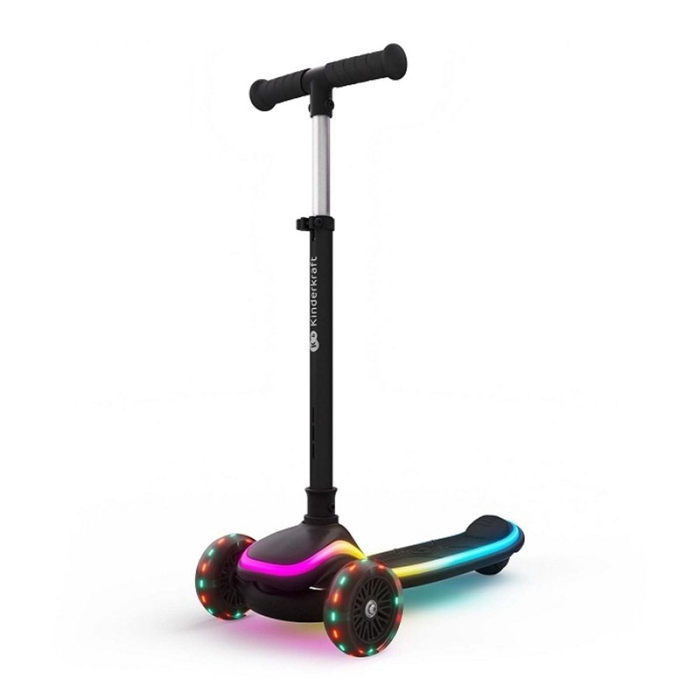 Kinderkraft Romobil sa LED svjetlećim točkovima Raket Up, Black slika 6