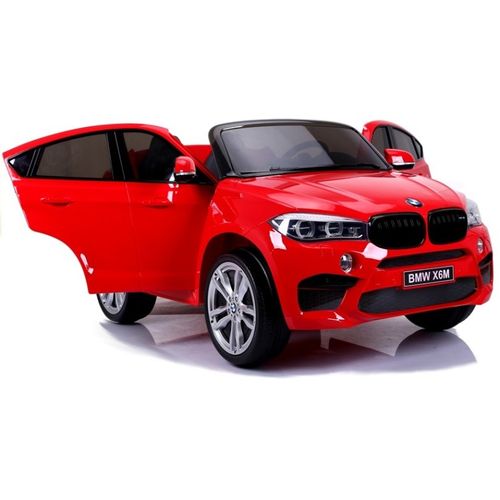 Licencirani BMW X6 M crveni - dvosjed - auto na akumulator slika 2