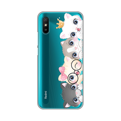 Torbica Silikonska Print Skin za Xiaomi Redmi 9A Cats slika 1