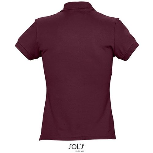 PASSION ženska polo majica sa kratkim rukavima - Bordo, XL  slika 6
