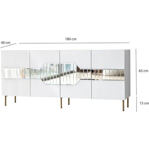 Milan - White, Gold White
Gold Console slika 9