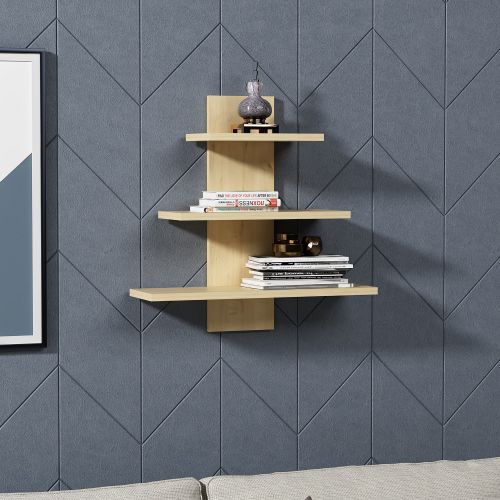 Ohio - Oak Oak Wall Shelf slika 2