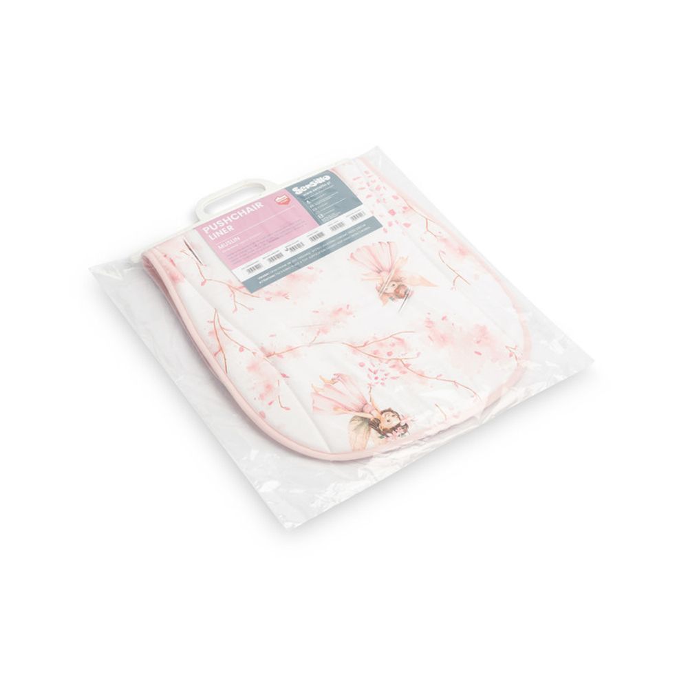 Muslin uložak za kolica - fairy pink slika 6