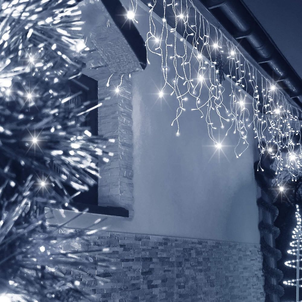 Cl0530 bljeskajuća icicl zavjesa 500 led slika 9