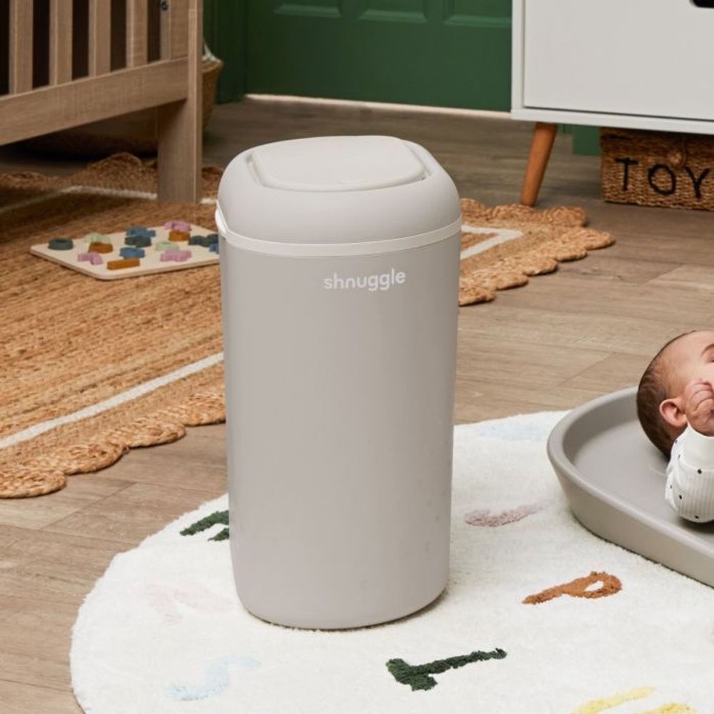 Shnuggle Eco-Touch Spremnik za odlaganje pelena - Taupe slika 6