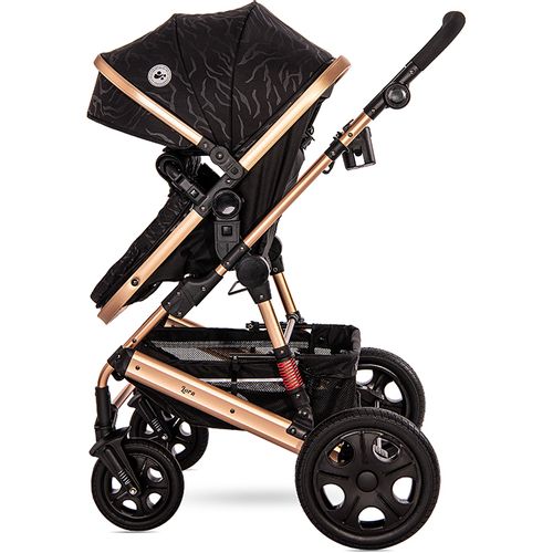 LORELLI LORA Luxe Black Kolica 3u1: Košara + Autosjedalica + Zimska Navlaka (0mj+) - (do 15kg/96cm) slika 7