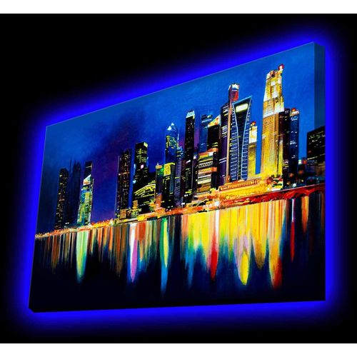 4570KTLGDACT - 010 Multicolor Decorative Led Lighted Canvas Painting slika 2