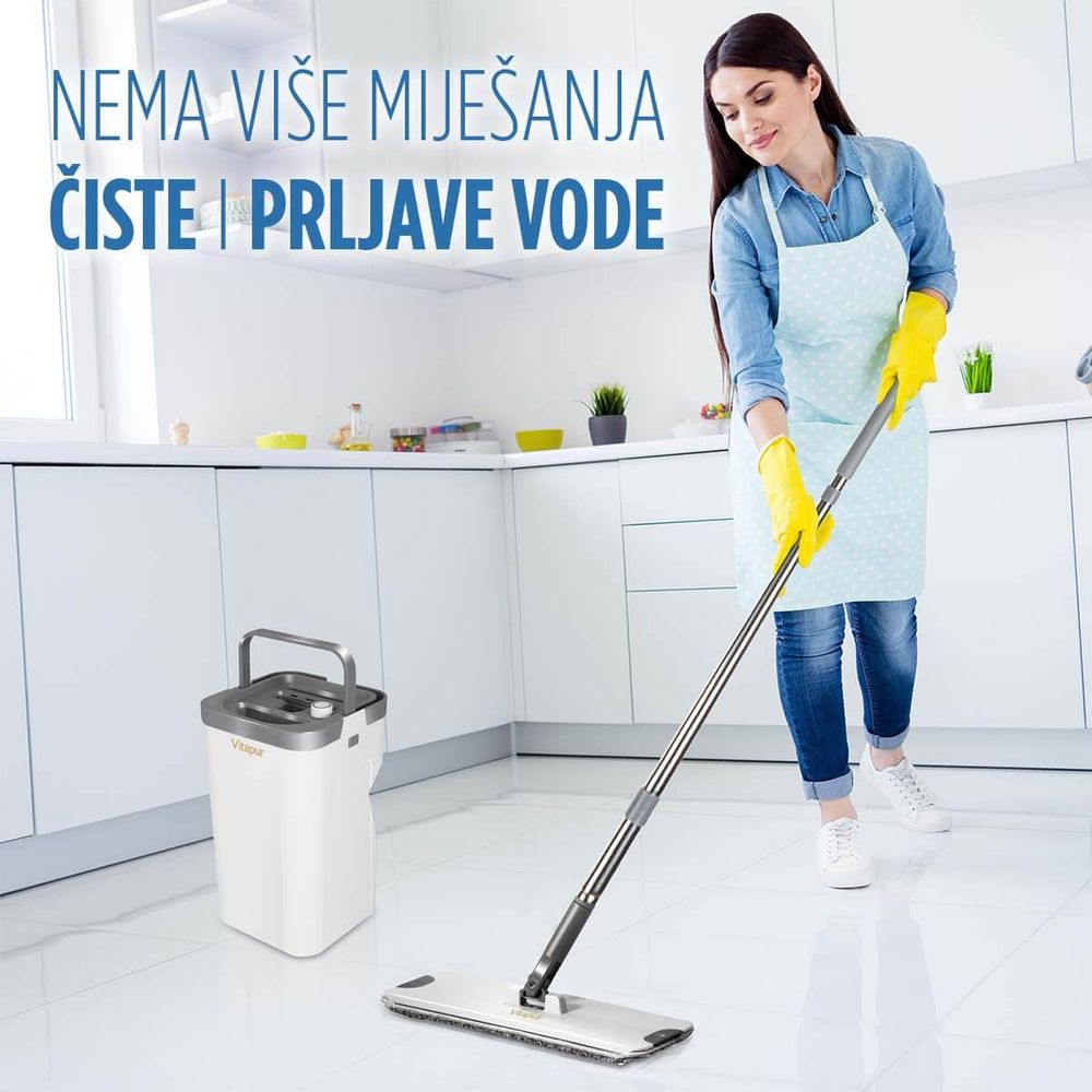 Vitapur 4-dijelni set za čišćenje sa inovativnom kantom slika 2
