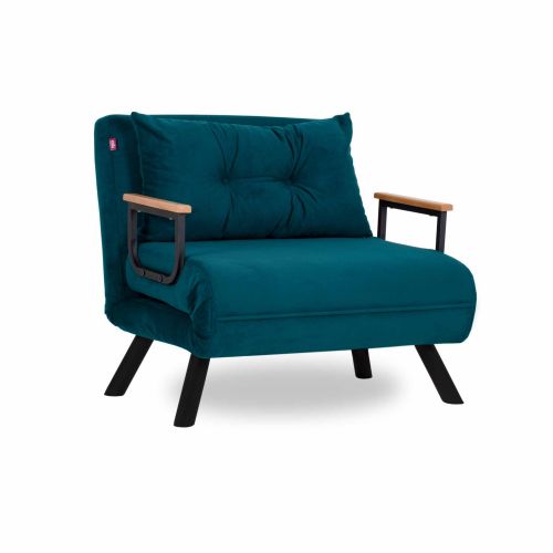 Atelier Del Sofa Sando Single - Petrol Green Petrol Green 1-Seat Sofa-Bed slika 2