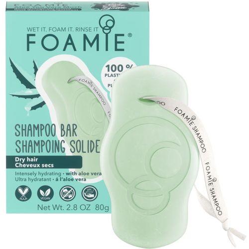 FOAMIE čvrst šampon za suvu kosu aloe vera 80g slika 1