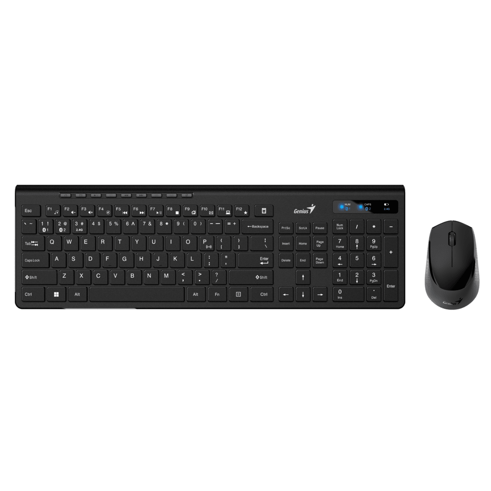Genius Slimstar 8230 wls set wireless tastatura + miš, BT bluetooth,  BS/HR/SER layout slika 3