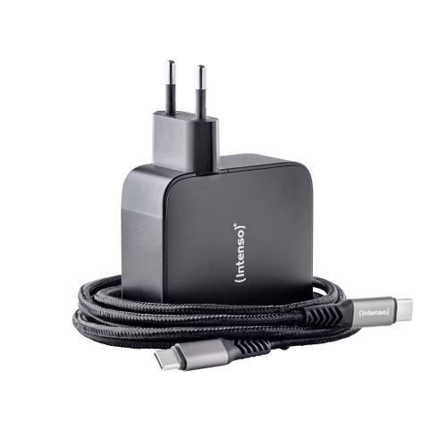 Intenso 140W GaN punjač s 3xUSB-C i 1xUSB-A priključcima te uključenim 2M 200W USB-C kabelom slika 4