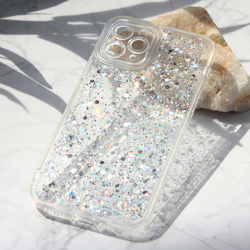 Maska Glitter za iPhone 11 Pro 5.8 srebrna slika 1