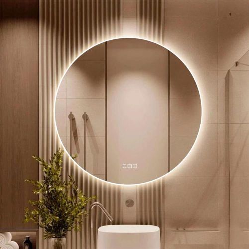 Ogledalo LED 80cm ROUND BLUETOOTH slika 3