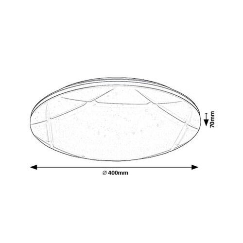 Rabalux Oswald2 led plafonska lampa 71053 slika 5